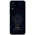 Gramaphone Vivo Y20 Uyumlu Boğa Burcu Desenli Telefon Kılıfı + Ekran Koruyucu - 5769