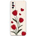 Gramaphone Vivo Y20 Uyumlu Çiçek Desenli Telefon Kılıfı + Ekran Koruyucu - 5789