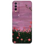 Gramaphone Vivo Y20 Uyumlu Çiçek Desenli Telefon Kılıfı + Ekran Koruyucu - 5793