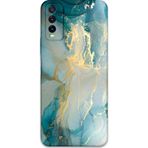 Gramaphone Vivo Y20 Uyumlu Mermer Desenli Telefon Kılıfı + Ekran Koruyucu - 5814