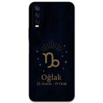 Gramaphone Vivo Y20 Uyumlu Oğlak Burcu Desenli Telefon Kılıfı + Ekran Koruyucu - 5777