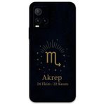 Gramaphone Vivo Y21s ile Uyumlu Akrep Burcu Desenli Telefon Kılıfı + Ekran Koruyucu - 5775