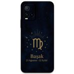 Gramaphone Vivo Y21s ile Uyumlu Başak Burcu Desenli Telefon Kılıfı + Ekran Koruyucu - 5773