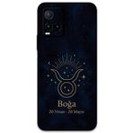Gramaphone Vivo Y21s ile Uyumlu Boğa Burcu Desenli Telefon Kılıfı + Ekran Koruyucu - 5769