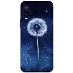 Gramaphone Vivo Y21s ile Uyumlu Çiçek Desenli Telefon Kılıfı + Ekran Koruyucu - 5787