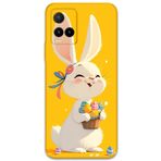 Gramaphone Vivo Y21s ile Uyumlu Tavşan Desenli Telefon Kılıfı + Ekran Koruyucu - 5807