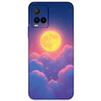 Gramaphone Vivo Y21s ile Uyumlu Uzay Desenli Telefon Kılıfı + Ekran Koruyucu - 5869