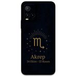 Gramaphone Vivo Y21S Uyumlu Akrep Burcu Desenli Telefon Kılıfı + Ekran Koruyucu - 5775