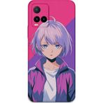 Gramaphone Vivo Y21S Uyumlu Anime Desenli Telefon Kılıfı + Ekran Koruyucu - 5742