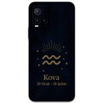 Gramaphone Vivo Y21S Uyumlu Kova Burcu Desenli Telefon Kılıfı + Ekran Koruyucu - 5778