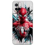 Gramaphone Vivo Y21S Uyumlu Spiderman Desenli Telefon Kılıfı + Ekran Koruyucu - 5831