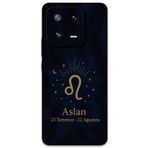 Gramaphone Xiaomi Mi 13 ile Uyumlu Aslan Burcu Desenli Telefon Kılıfı + Ekran Koruyucu - 5772