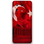 Gramaphone Xiaomi Mi 13 ile Uyumlu Atatürk Desenli Telefon Kılıfı + Ekran Koruyucu - 5848