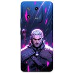 Gramaphone Xiaomi Mi 13 ile Uyumlu Geralt Desenli Telefon Kılıfı + Ekran Koruyucu - 5826