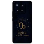 Gramaphone Xiaomi Mi 13 ile Uyumlu Oğlak Burcu Desenli Telefon Kılıfı + Ekran Koruyucu - 5777