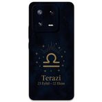 Gramaphone Xiaomi Mi 13 ile Uyumlu Terazi Burcu Desenli Telefon Kılıfı + Ekran Koruyucu - 5774