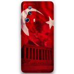 Gramaphone Xiaomi Mi 13 Lite ile Uyumlu Atatürk Desenli Telefon Kılıfı + Ekran Koruyucu - 5848