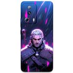 Gramaphone Xiaomi Mi 13 Lite ile Uyumlu Geralt Desenli Telefon Kılıfı + Ekran Koruyucu - 5826