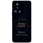 Gramaphone Xiaomi Mi 13 Lite ile Uyumlu Kova Burcu Desenli Telefon Kılıfı + Ekran Koruyucu - 5778