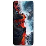 Gramaphone Xiaomi Mi 13 Lite ile Uyumlu Mermer Desenli Telefon Kılıfı + Ekran Koruyucu - 5811