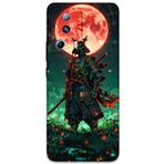 Gramaphone Xiaomi Mi 13 Lite ile Uyumlu Samuray Desenli Telefon Kılıfı + Ekran Koruyucu - 5822