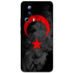 Gramaphone Xiaomi Mi 13 Lite ile Uyumlu Türk Bayrağı Desenli Telefon Kılıfı + Ekran Koruyucu - 5852