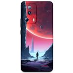 Gramaphone Xiaomi Mi 13 Lite ile Uyumlu Uzay Desenli Telefon Kılıfı + Ekran Koruyucu - 5860
