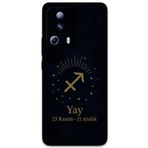 Gramaphone Xiaomi Mi 13 Lite ile Uyumlu Yay Burcu Desenli Telefon Kılıfı + Ekran Koruyucu - 5776