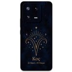 Gramaphone Xiaomi Mi 13 Pro ile Uyumlu Koç Burcu Desenli Telefon Kılıfı + Ekran Koruyucu - 5768