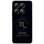 Gramaphone Xiaomi Mi 14 Pro ile Uyumlu Akrep Burcu Desenli Telefon Kılıfı + Ekran Koruyucu - 5775