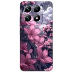 Gramaphone Xiaomi Mi 14 Pro ile Uyumlu Çiçek Desenli Telefon Kılıfı + Ekran Koruyucu - 5796