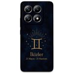 Gramaphone Xiaomi Mi 14 Pro ile Uyumlu İkizler Burcu Desenli Telefon Kılıfı + Ekran Koruyucu - 5770