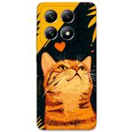 Gramaphone Xiaomi Mi 14 Pro ile Uyumlu Kedi Desenli Telefon Kılıfı + Ekran Koruyucu - 5783