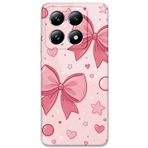 Gramaphone Xiaomi Mi 14 Pro ile Uyumlu Kurdele Desenli Telefon Kılıfı + Ekran Koruyucu - 5803