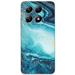 Gramaphone Xiaomi Mi 14 Pro ile Uyumlu Mermer Desenli Telefon Kılıfı + Ekran Koruyucu - 5818