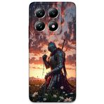 Gramaphone Xiaomi Mi 14 Pro ile Uyumlu Retro Desenli Telefon Kılıfı + Ekran Koruyucu - 5842