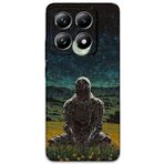 Gramaphone Xiaomi Mi 14 Pro ile Uyumlu Retro Desenli Telefon Kılıfı + Ekran Koruyucu - 5844