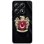 Gramaphone Xiaomi Mi 14 Pro ile Uyumlu Türk Desenli Telefon Kılıfı + Ekran Koruyucu - 5855