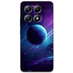Gramaphone Xiaomi Mi 14 Pro ile Uyumlu Uzay Desenli Telefon Kılıfı + Ekran Koruyucu - 5866