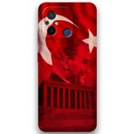Gramaphone Xiaomi Redmi 12C Uyumlu Atatürk Desenli Telefon Kılıfı + Ekran Koruyucu - 5848