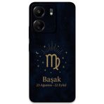 Gramaphone Xiaomi Redmi 13C Uyumlu Başak Burcu Desenli Telefon Kılıfı + Ekran Koruyucu - 5773