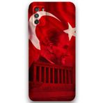 Gramaphone Xiaomi Redmi 9T ile Uyumlu Atatürk Desenli Telefon Kılıfı + Ekran Koruyucu - 5848