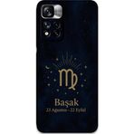 Gramaphone Xiaomi Redmi Note 11 Pro Plus 5G Uyumlu Başak Burcu Desenli Telefon Kılıfı + Ekran Koruyucu - 5773