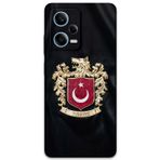 Gramaphone Xiaomi Redmi Note 12 5G Uyumlu Türk Desenli Telefon Kılıfı + Ekran Koruyucu - 5855