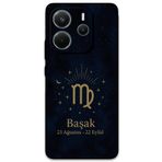 Gramaphone Xiaomi Redmi Note 14 5G ile Uyumlu Başak Burcu Desenli Telefon Kılıfı + Ekran Koruyucu - 5773