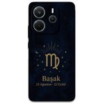 Gramaphone Xiaomi Redmi Note 14 5G Uyumlu Başak Burcu Desenli Telefon Kılıfı + Ekran Koruyucu - 5773