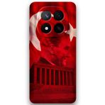 Gramaphone Xiaomi Redmi Note 14 Pro 4G Uyumlu Atatürk Desenli Telefon Kılıfı + Ekran Koruyucu - 5848