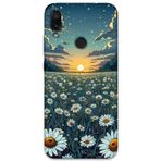 Gramaphone Xiaomi Redmi Note 7 Uyumlu Çiçek Desenli Telefon Kılıfı + Ekran Koruyucu - 5792