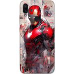Gramaphone Xiaomi Redmi Note 7 Uyumlu İronman Desenli Telefon Kılıfı + Ekran Koruyucu - 5828