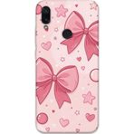 Gramaphone Xiaomi Redmi Note 7 Uyumlu Kurdele Desenli Telefon Kılıfı + Ekran Koruyucu - 5803